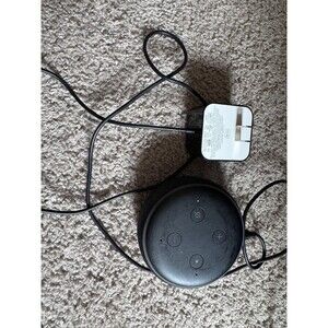 Amazon Echo Dot (3rd Gen) Smart Speaker – Alexa – Black w/ Power Cord